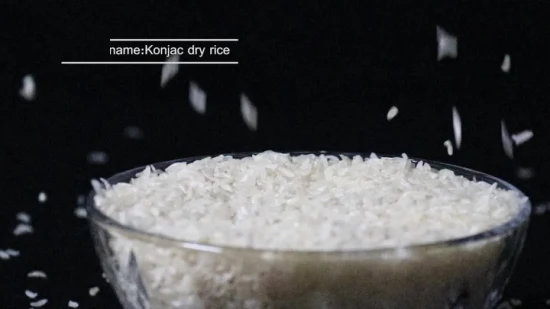 Fettarmer Shirataki-Reis mit hohem Ballaststoffgehalt, trockener Konjac-Reis